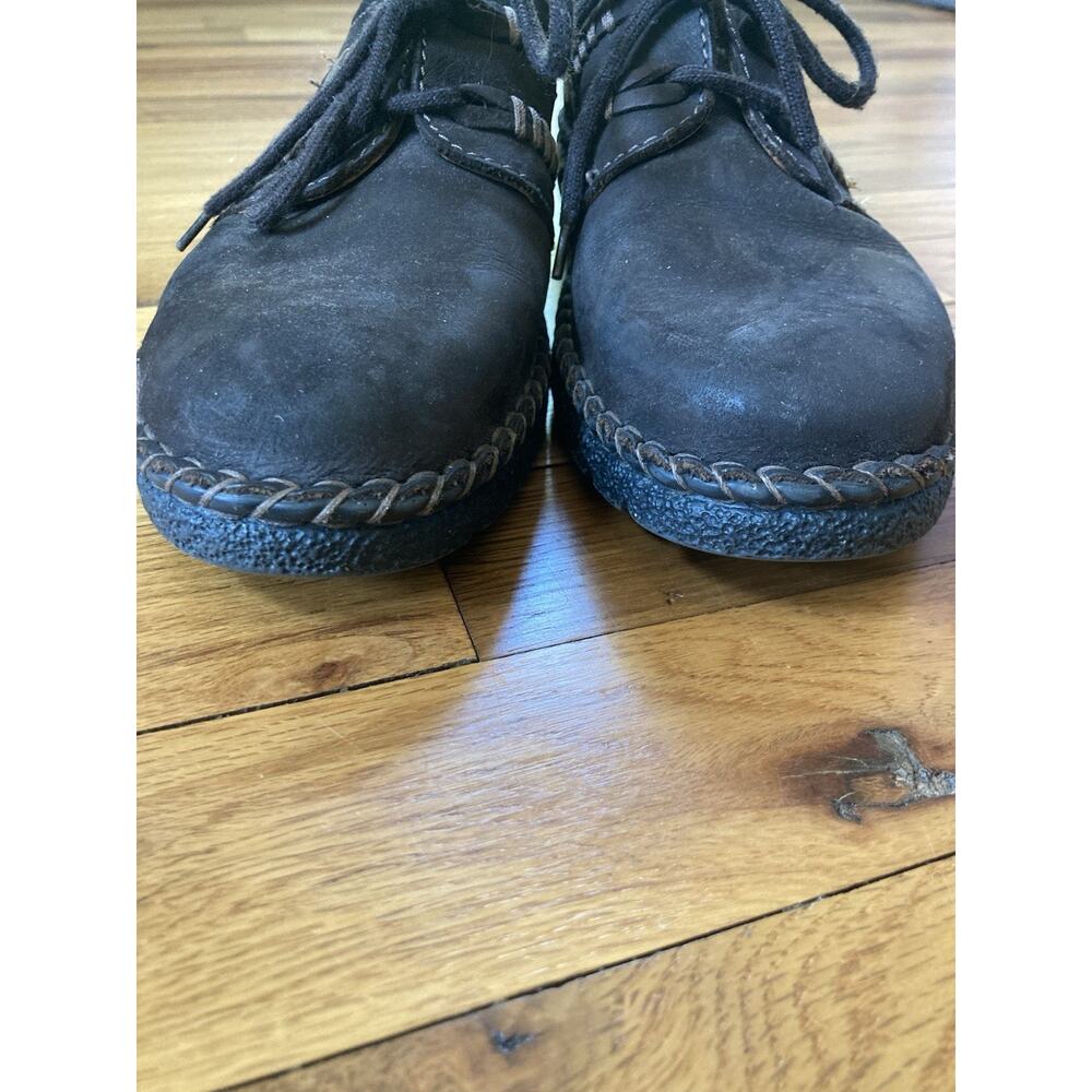Joseph Seibel Women’s Lace Up Brown Leather Lug Sole Shoes US 5 - 9.5 / EU 40 - Picture 3 of 8